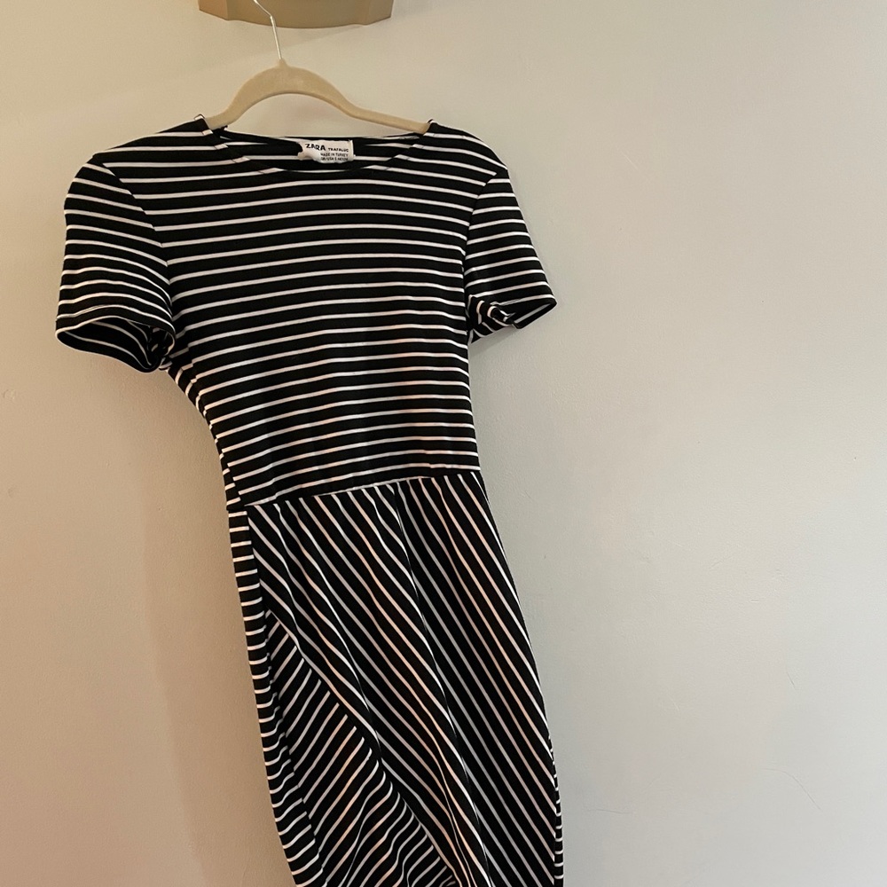 Zara striped bodycon Dress